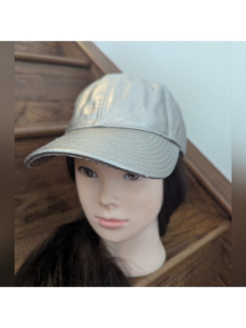 J Crew gold baseball cap in premium 100 percent cotton OS New!